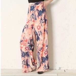 NWT Guess Pam Palazzo Pant in Summer Escape Coral